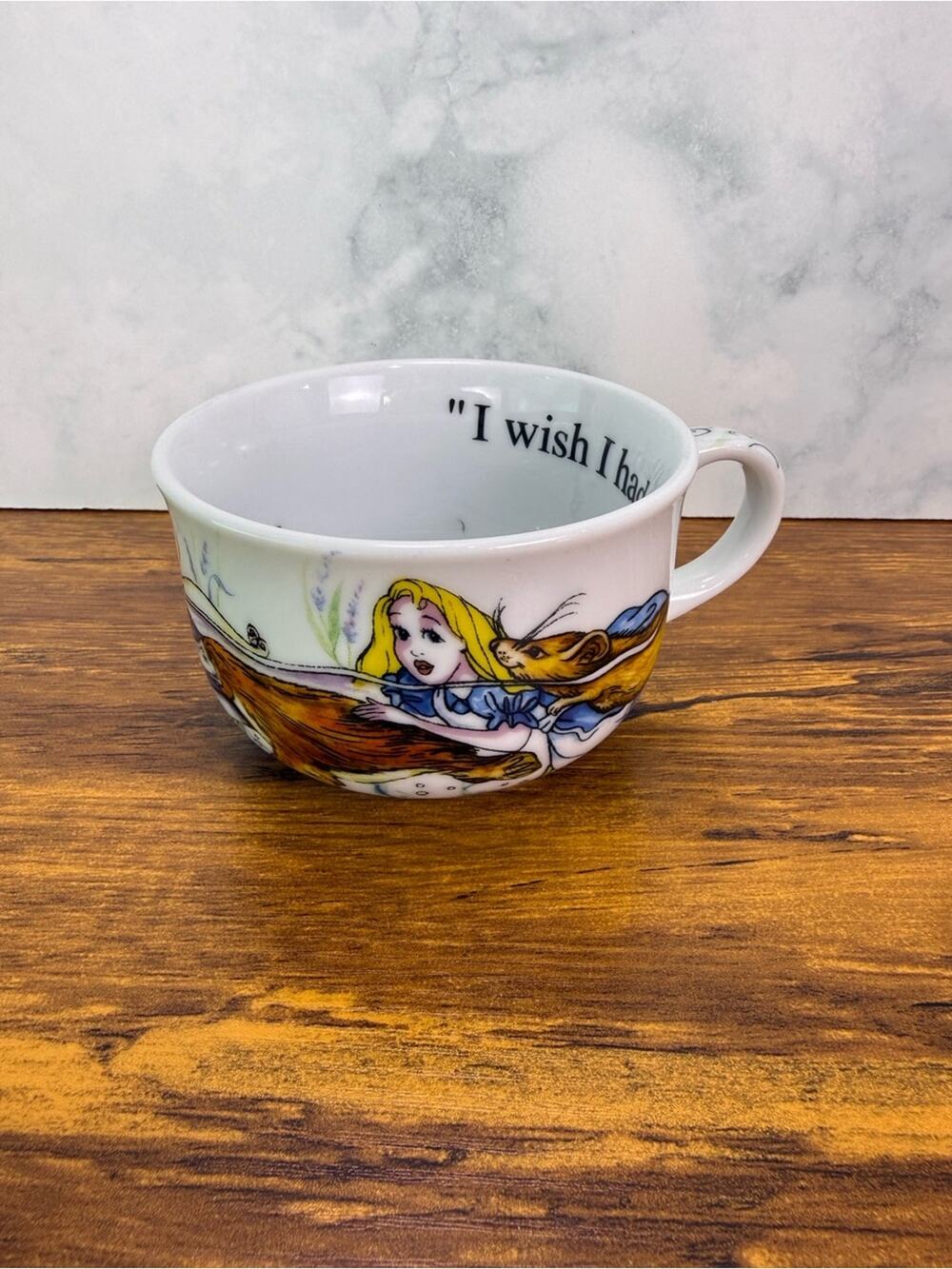 Paul Cardew Alice in Wonderland Cafe Teacup Mug Quote Tea Cup 2009